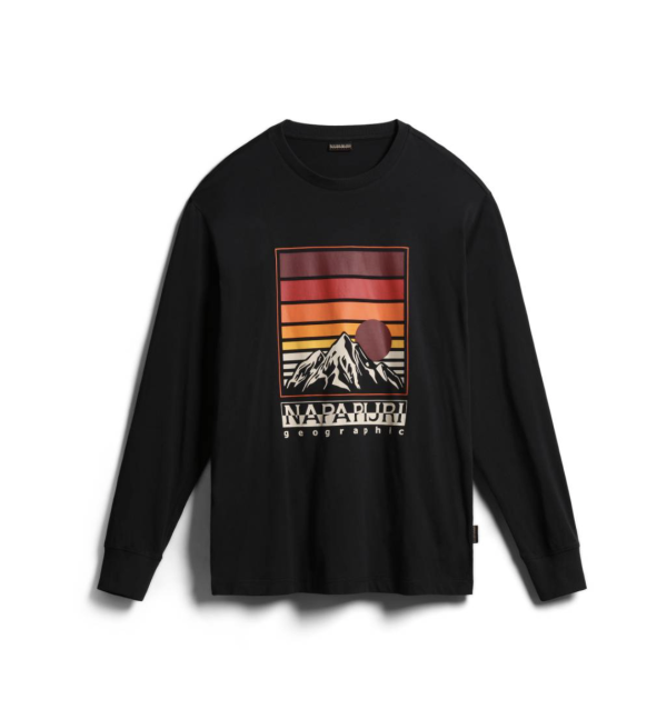 Лонгслів Napapijri Freestyle ls black