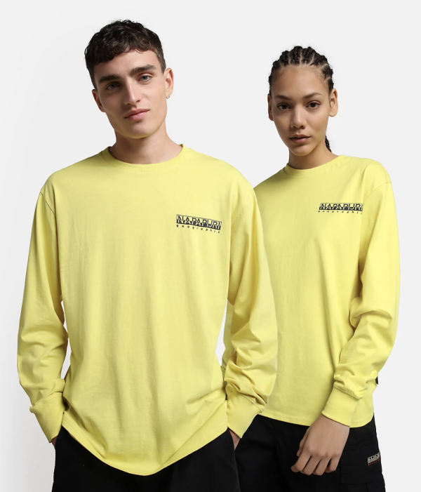 Лонгслів Napapijri Quintino ls yellow sheen