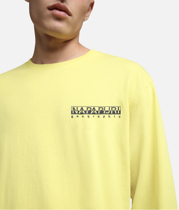 Лонгслів Napapijri Quintino ls yellow sheen