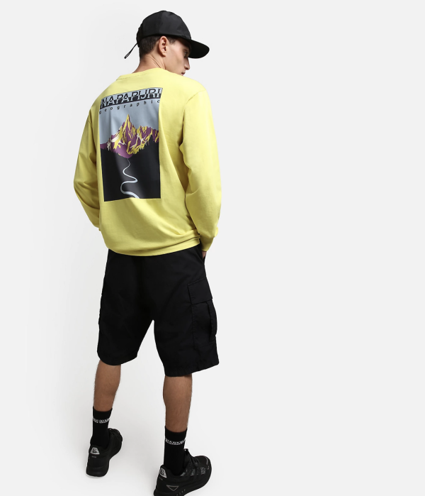 Лонгслів Napapijri Quintino ls yellow sheen