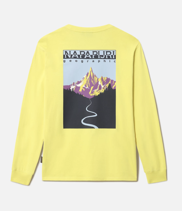 Лонгслів Napapijri Quintino ls yellow sheen