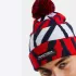 Шапка Nautica Pom pom beanie dark navy