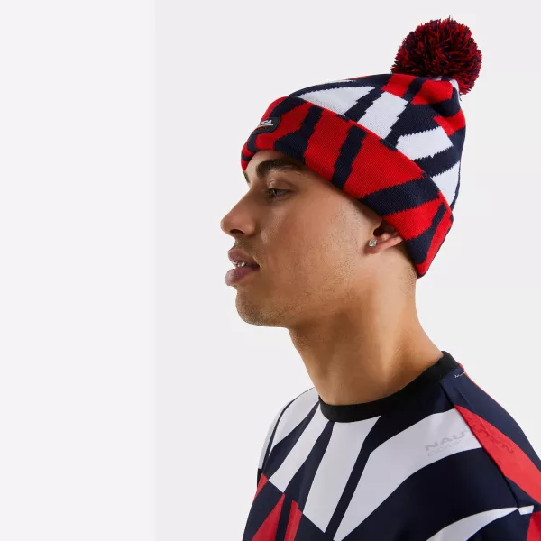 Nautica Pom pom beanie dark navy