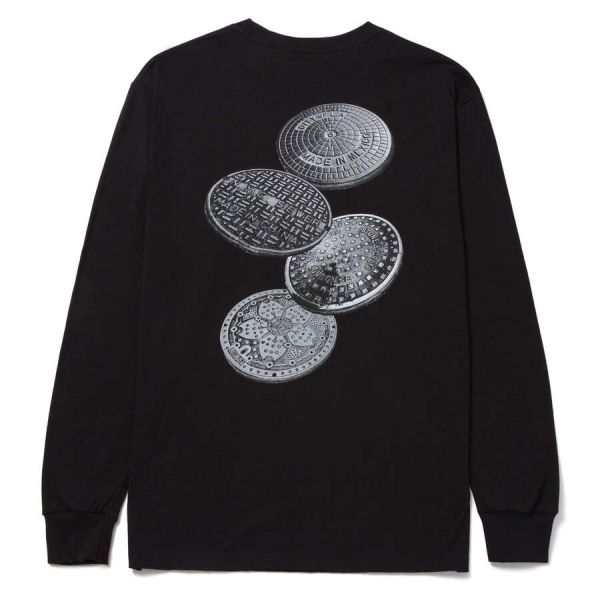 Лонгслів HUF HO22 No cap ls black