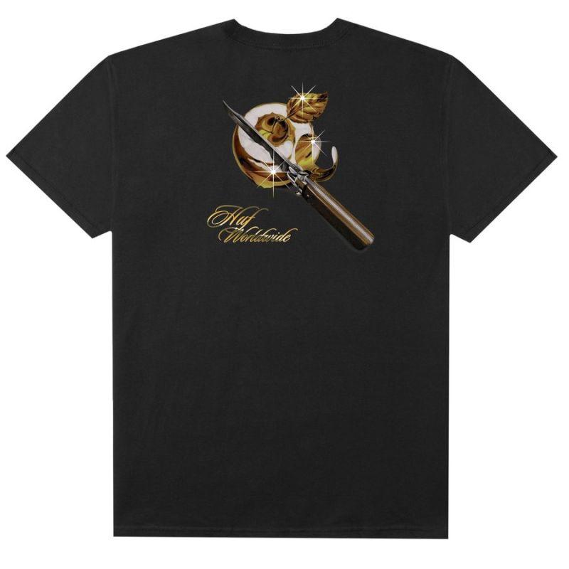 HUF HO19 Omerta tee cloud black