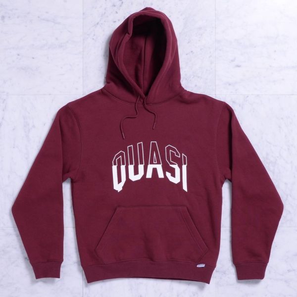 Реглан Quasi HOQ18 Arc hood sweatshirt burgundy