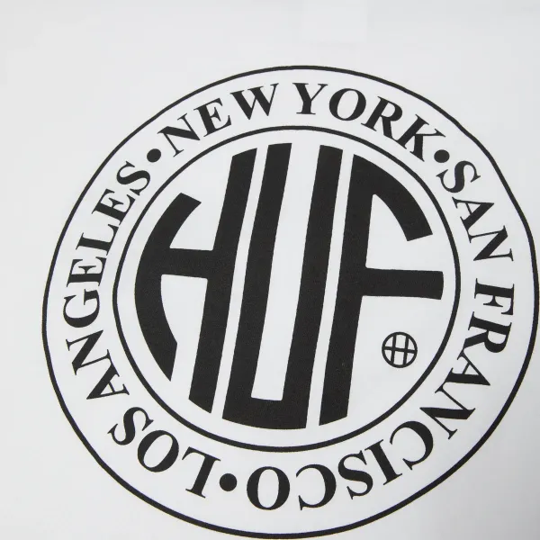 Футболка HUF SU26 Regional white black