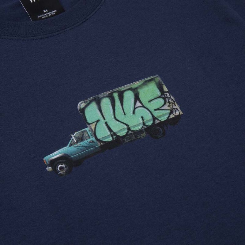 Лонгслів HUF HO21 Reimo box ls navy