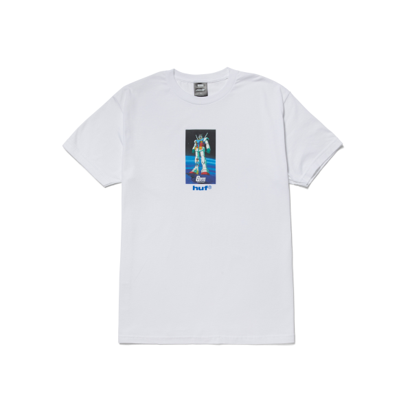 Футболка HUF SP24 Gundam RX-78 white