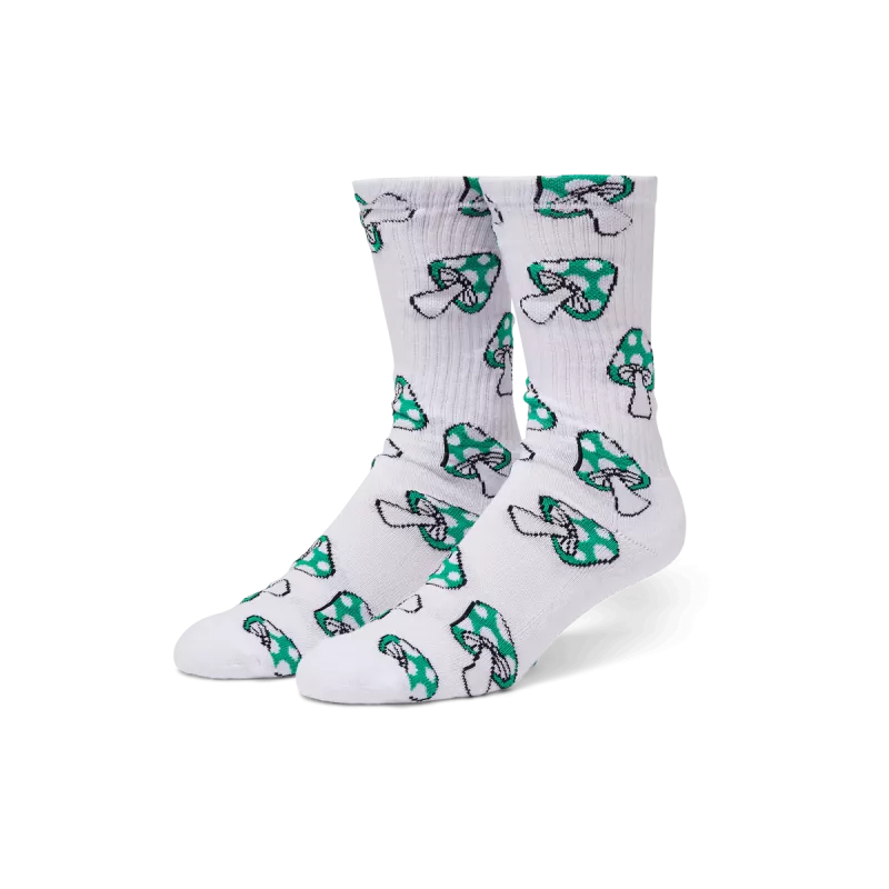 Шкарпетки HUF SP25 Shrooms crew sock green