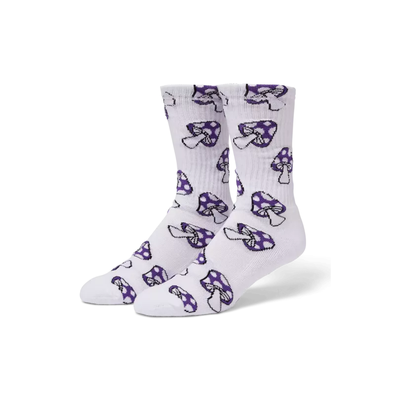 Шкарпетки HUF SP25 Shrooms crew sock purple