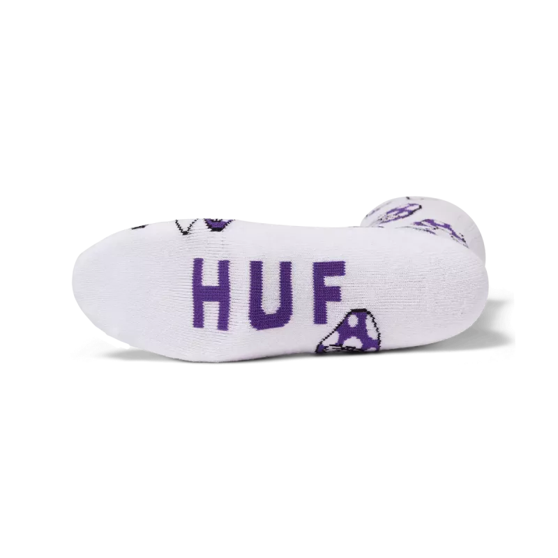 Шкарпетки HUF SP25 Shrooms crew sock purple