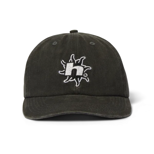Кепка HUF SU26 Sol Denim 6 panel CV washed black