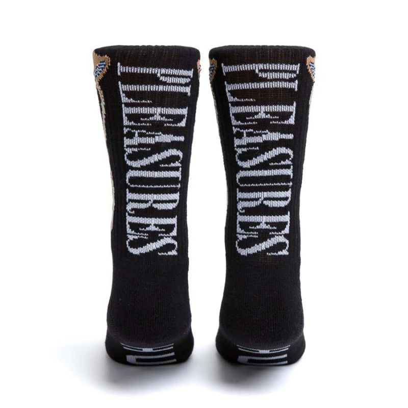 Шкарпетки HUF x Pleasures Spore sock black