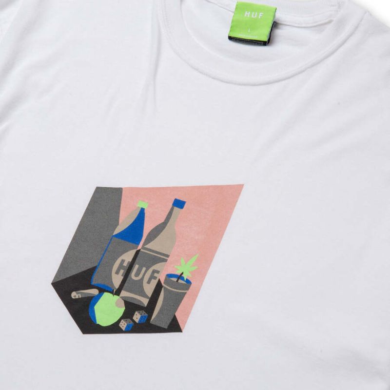 HUF HO22 Still life number 420 tee white