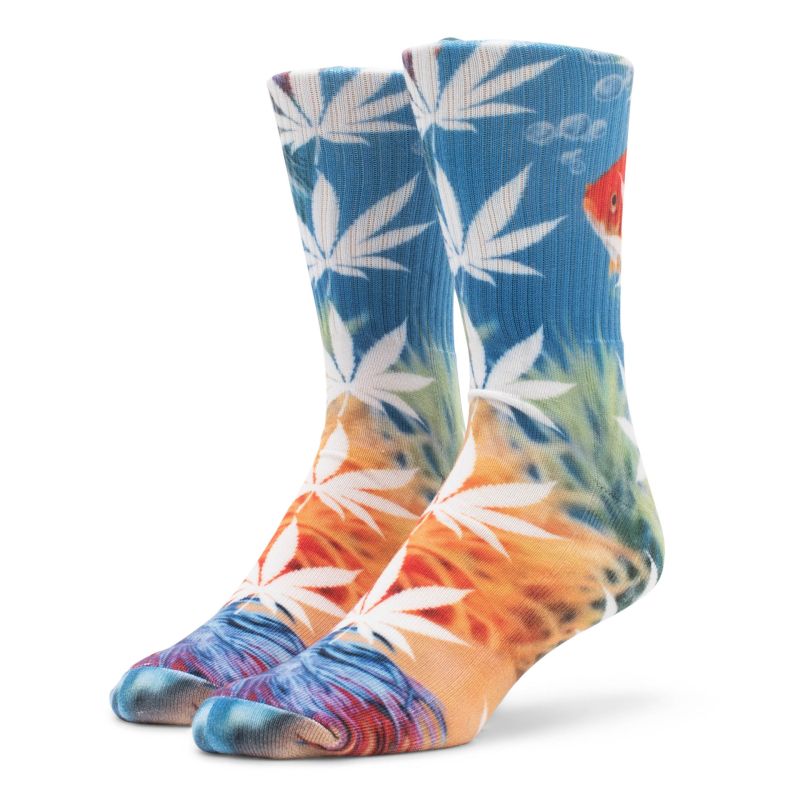 Шкарпетки HUF SP23 Submerged digital sock blue