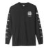 Лонгслів HUF FA19 the end ls tee black