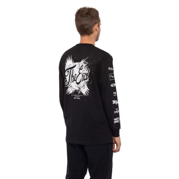 Лонгслів HUF FA19 the end ls tee black