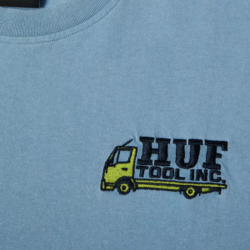 Футболка HUF SP25 Tool inc washed ice blue