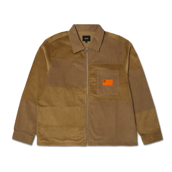 Куртка HUF HO25 Union Corduroy Shacket clay