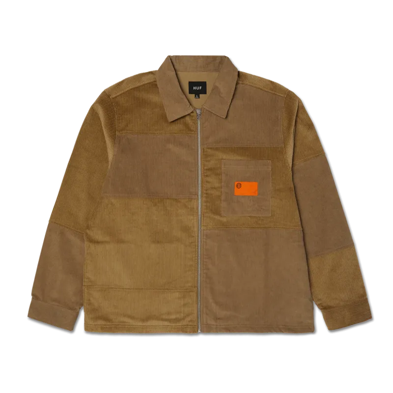 Куртка HUF HO25 Union Corduroy Shacket clay