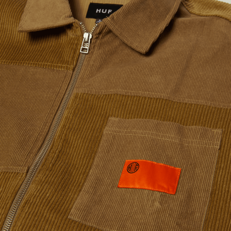 Куртка HUF HO25 Union Corduroy Shacket clay