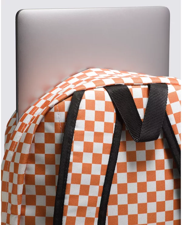 Рюкзак Vans Old Skool Check Backpack VN000H4X carnelian