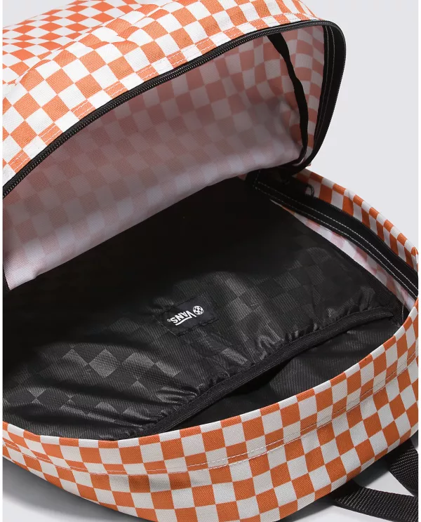 Рюкзак Vans Old Skool Check Backpack VN000H4X carnelian