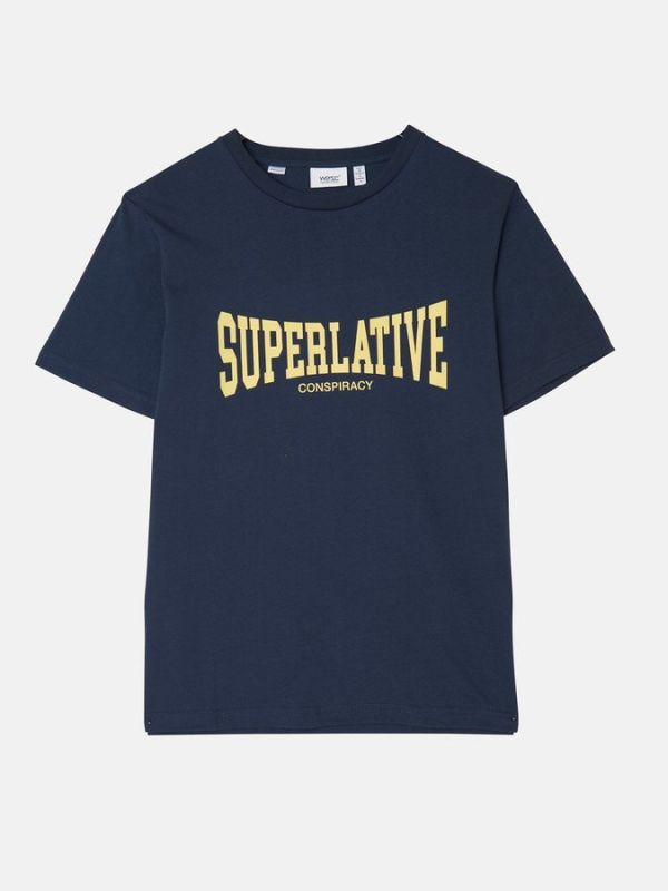 Футболка WeSC SS19 Max Superlative navy blazer