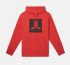 Реглан WeSC Fall18 Box Icon hooded sweatshirt flame scarlet