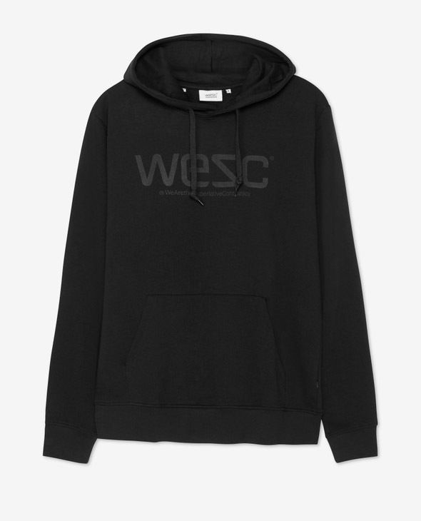 Реглан WeSC Fall18 Hoodie hooded sweatshirt black