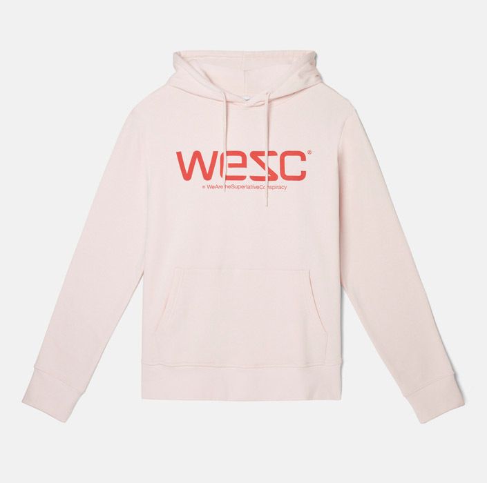 Реглан WeSC Fall18 Hoodie hooded sweatshirt milkshake