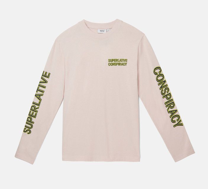 Лонгслів WeSC Fall18 Makai SC t-shirt milkshake pink