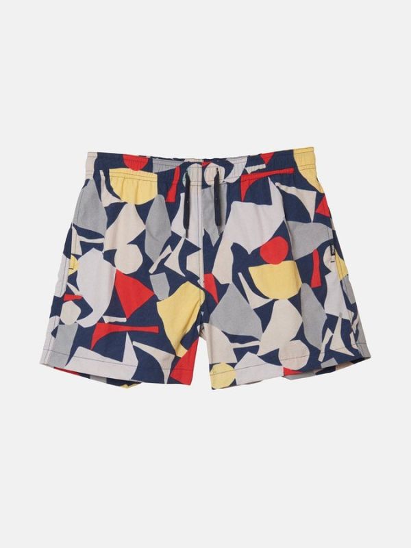 Пляжні шорти WeSC SS19 Zack printed swim pants navy