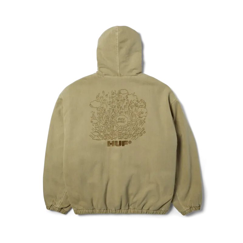 Куртка HUF HO25 What A Jungle Denim Work Jacket desert