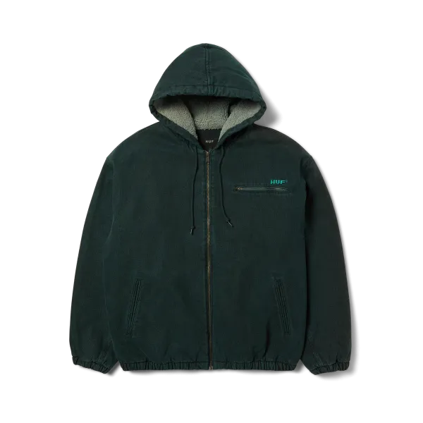 Куртка HUF HO25 What A Jungle Denim Work Jacket evergreen