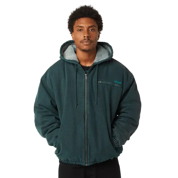 Куртка HUF HO25 What A Jungle Denim Work Jacket evergreen