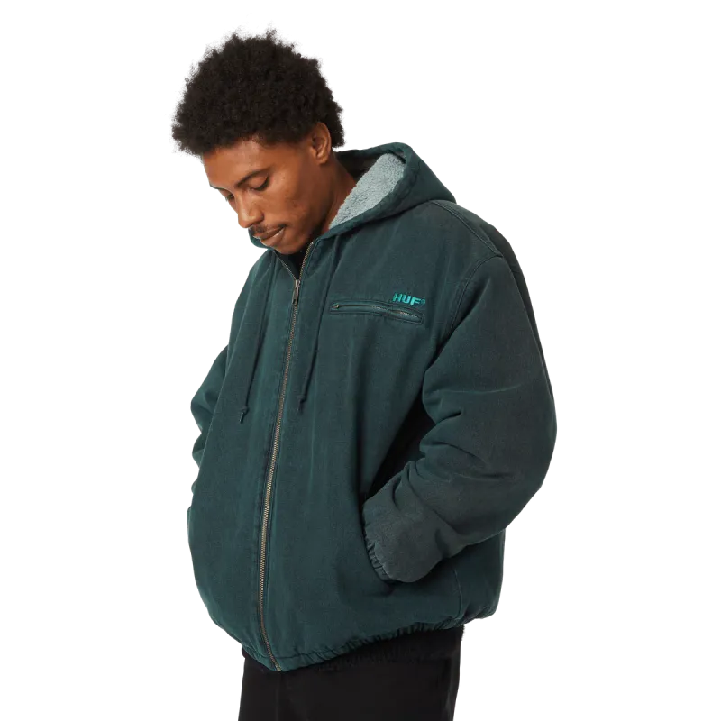 Куртка HUF HO25 What A Jungle Denim Work Jacket evergreen