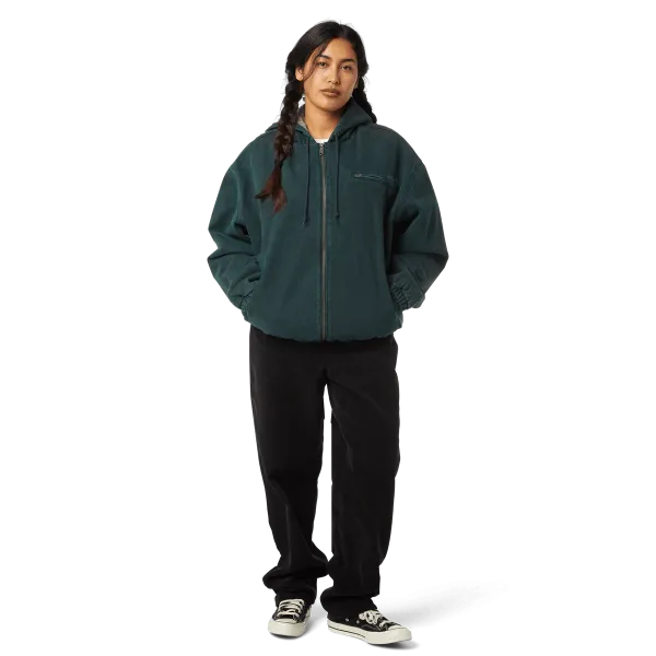 Куртка HUF HO25 What A Jungle Denim Work Jacket evergreen