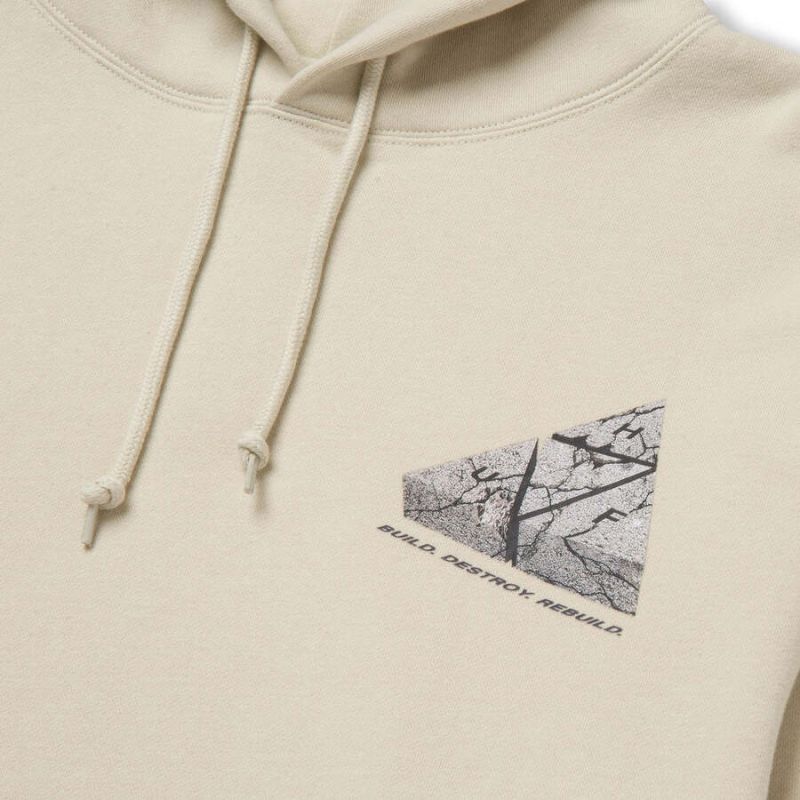Худі HUF HO22 Withstand TT pullover hoodie sand