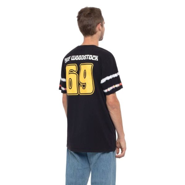 Топ HUF FA19 Woodstock Team knit top black