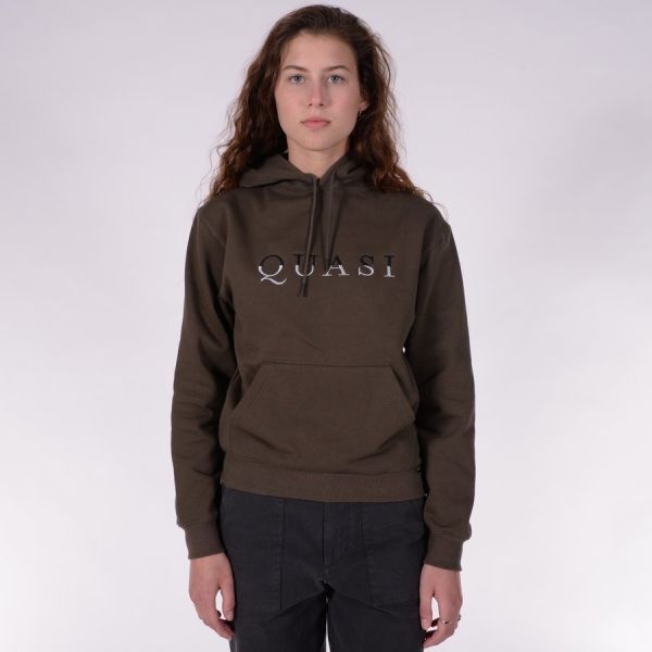 Худі Quasi HOQ19 Word hood sweatshirt dark olive