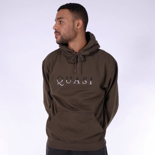 Худі Quasi HOQ19 Word hood sweatshirt dark olive